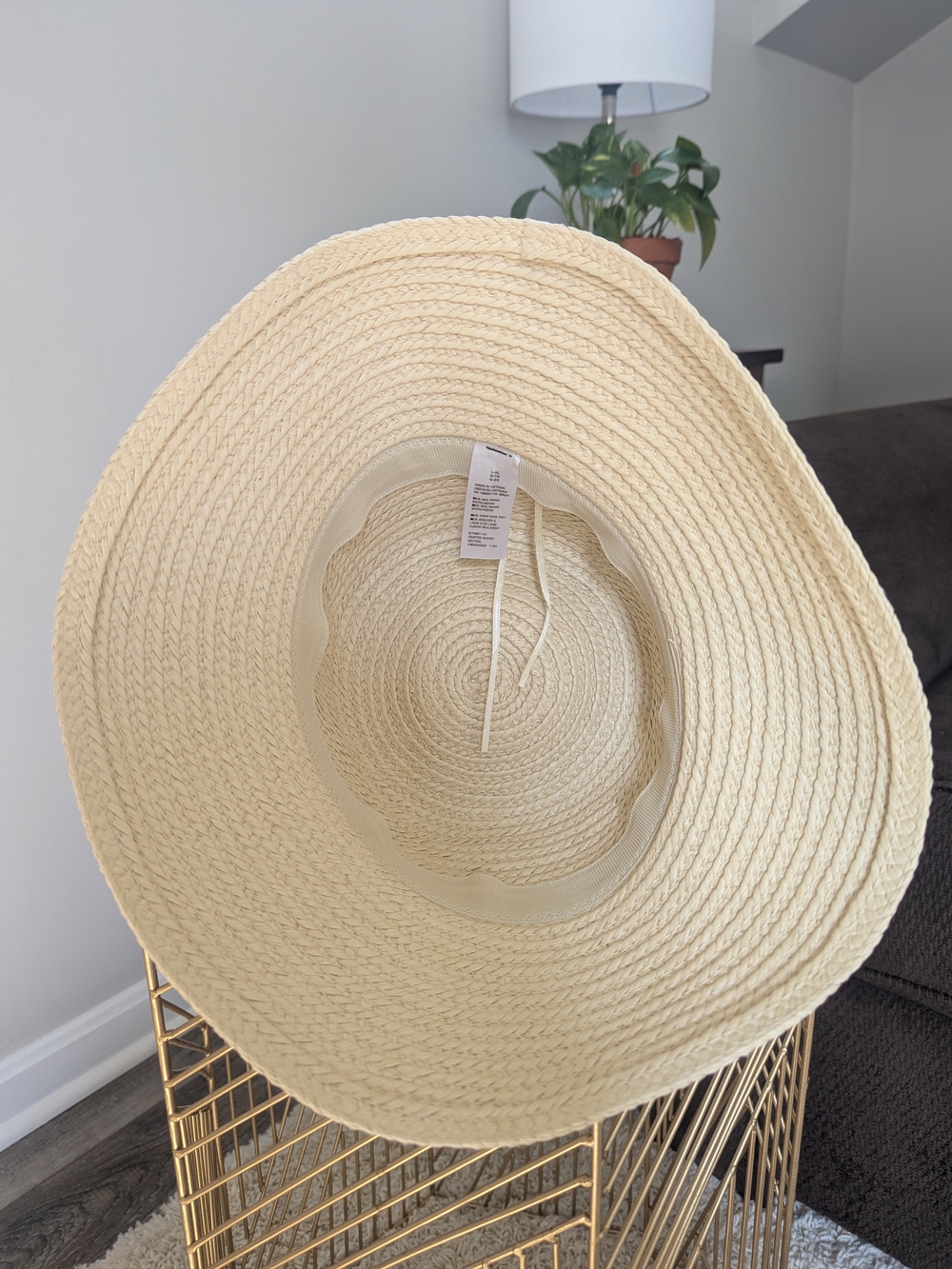 Target Cream Braided Rope Sun Hat - Picture 6 of 6